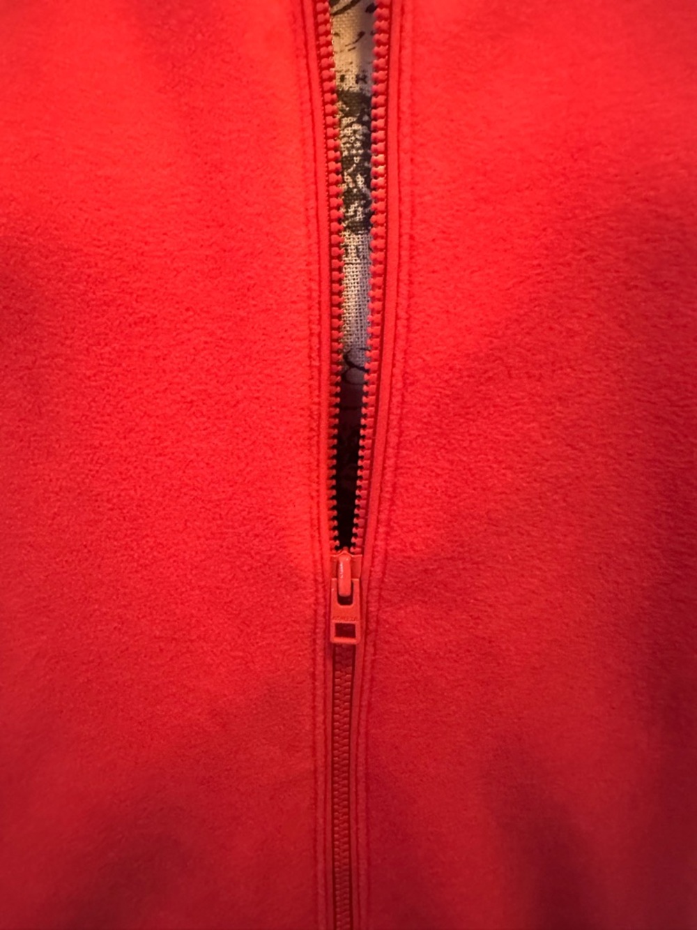 ATHLETA Zion Microfleece Full Zip Athletic Baseball Jacket Red/Orange - Picture 4 of 12